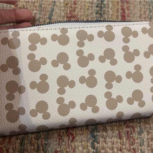 Disney Mickey Mouse Cream and Tan Wallet - Picture 3 of 4